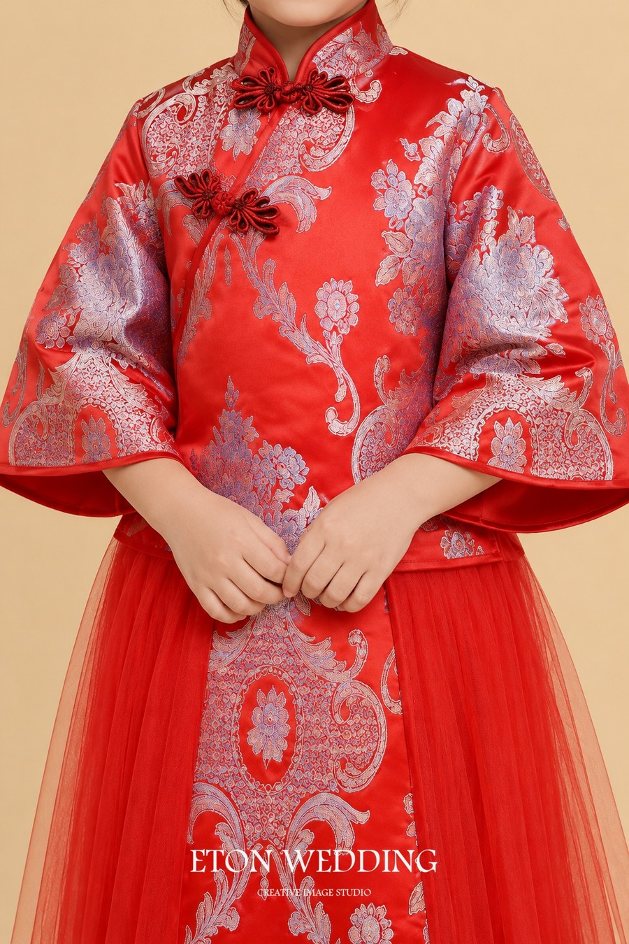 花童服,花童服推薦,花童服出租,女童中式禮服,女童秀禾服,花童服款式